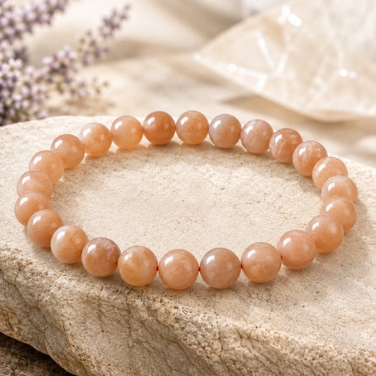Natural Sunstone 8mm bracelet
