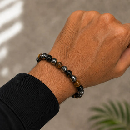 Natural Triple Protection 8mm Bracelet