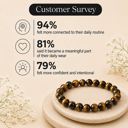 Natural Tigers Eyes 8mm Bracelet