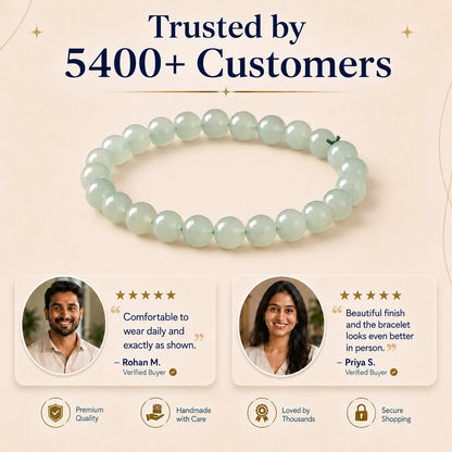 Natural Green aventurine 8mm Bracelet