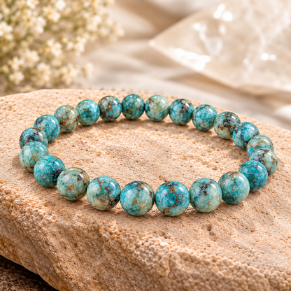 Natural African Turquoise 8mm Bracelet