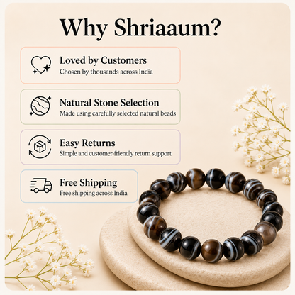 Natural Sulemani Hakik 8mm Bracelet