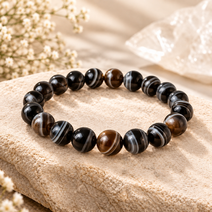 Natural Sulemani Hakik 8mm Bracelet