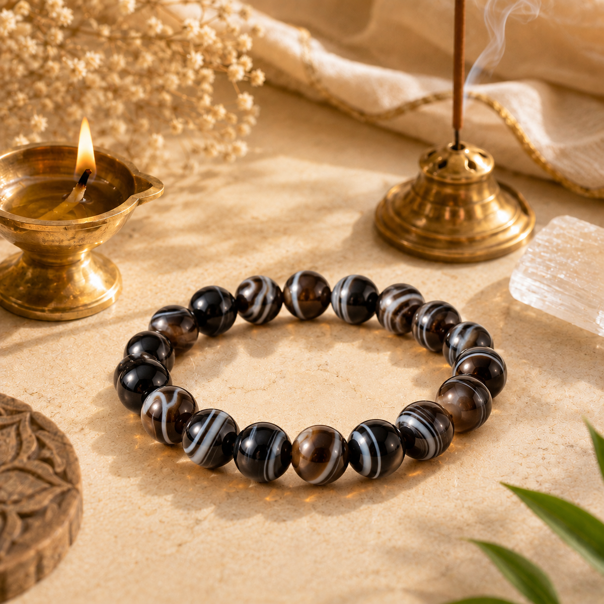Natural Sulemani Hakik 8mm Bracelet