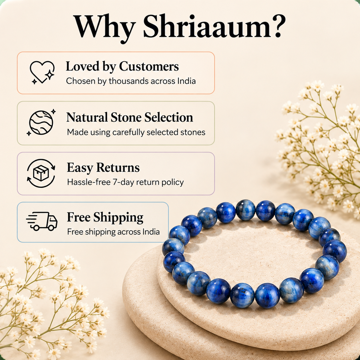 Natural Kyanite 8mm Bracelet