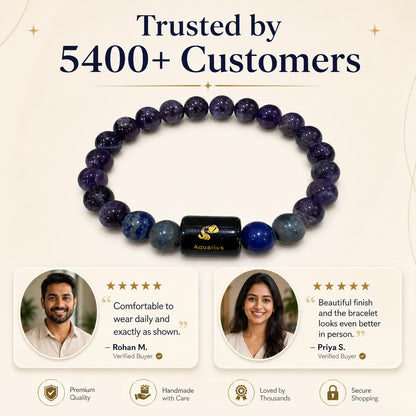 Aquarius (कुंभ राशि) (Zodiac Bracelet)