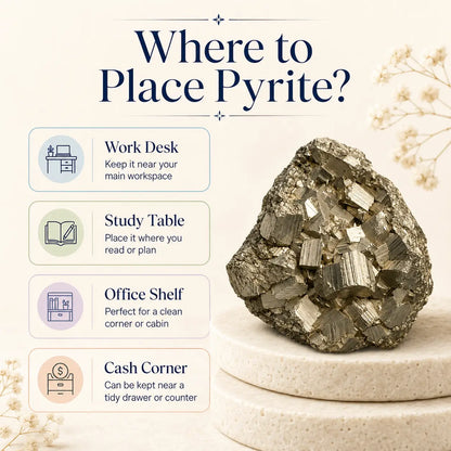 Pyrite Natural Crystal – Natural Abundance & Prosperity Stone
