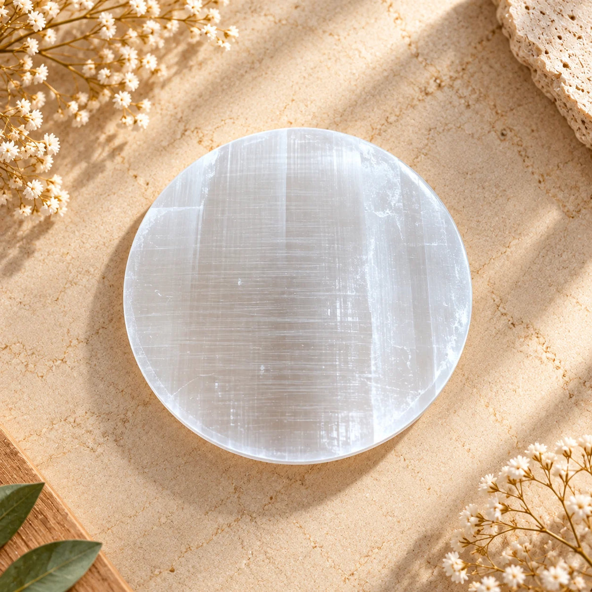 Selenite Charging Plate – Cleanse & Recharge