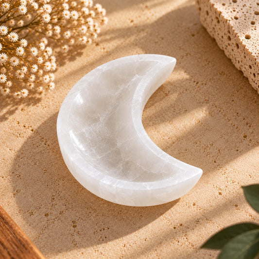 Selenite Crystal Bowl – Shuddhi, Cleansing & Charging
