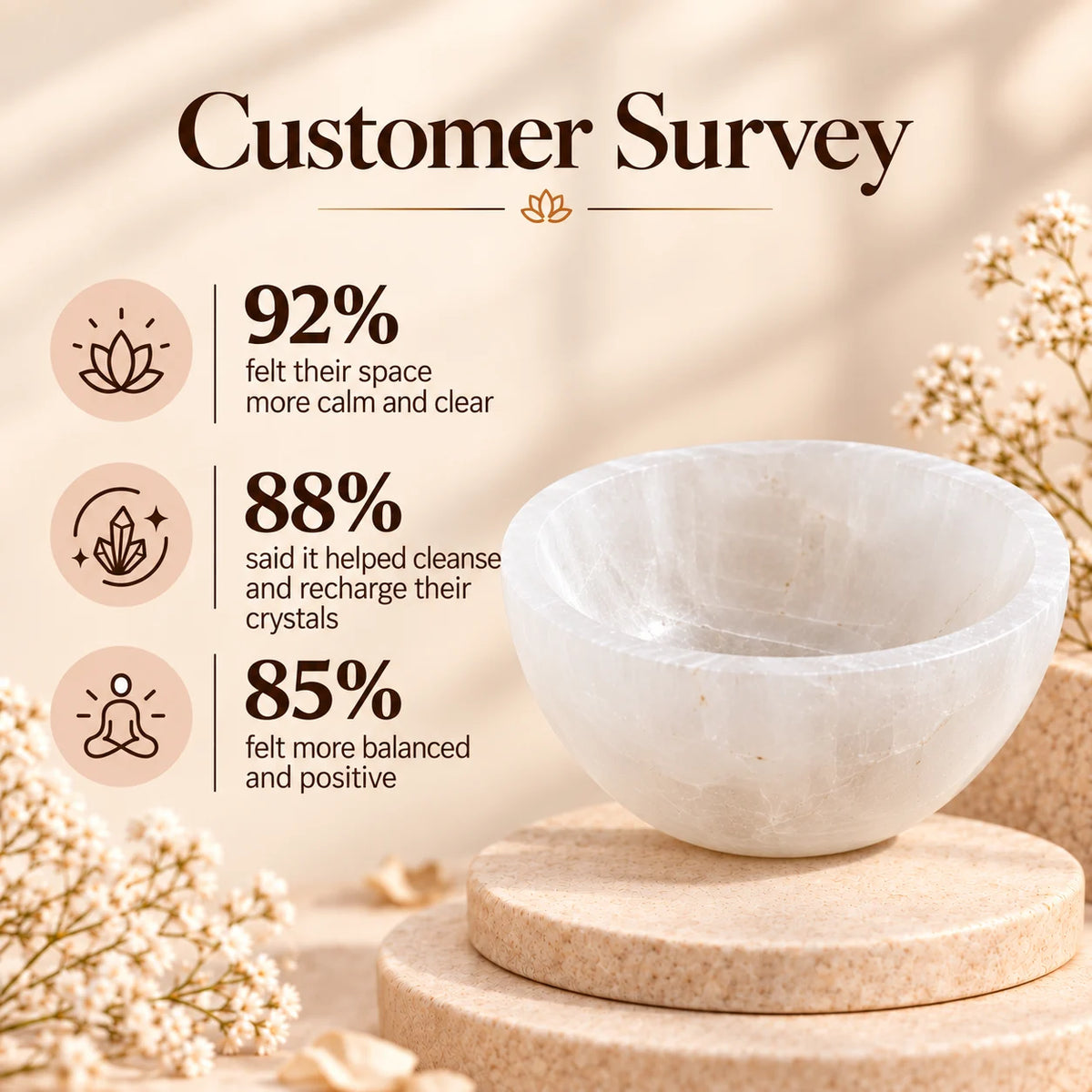 Selenite Crystal Bowl – Shuddhi, Cleansing & Charging