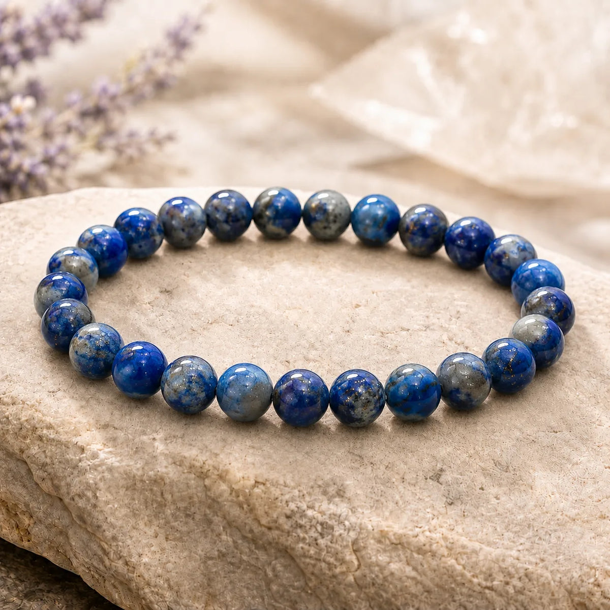 Natural Lapis Lazuli 8mm Bracelet
