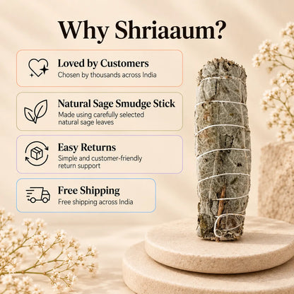 Sage Smudge Stick – Shuddhi, Cleansing & Positive Space