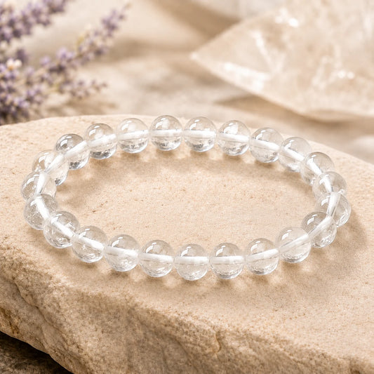 Natural Clear Quartz 8mm Bracelet
