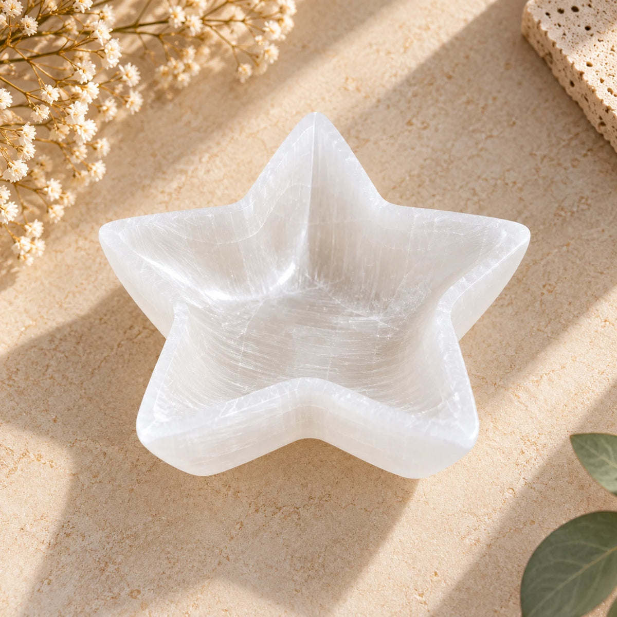 Selenite Crystal Bowl – Shuddhi, Cleansing & Charging