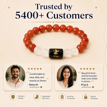 Virgo (कन्या राशि) (Zodiac Bracelet)